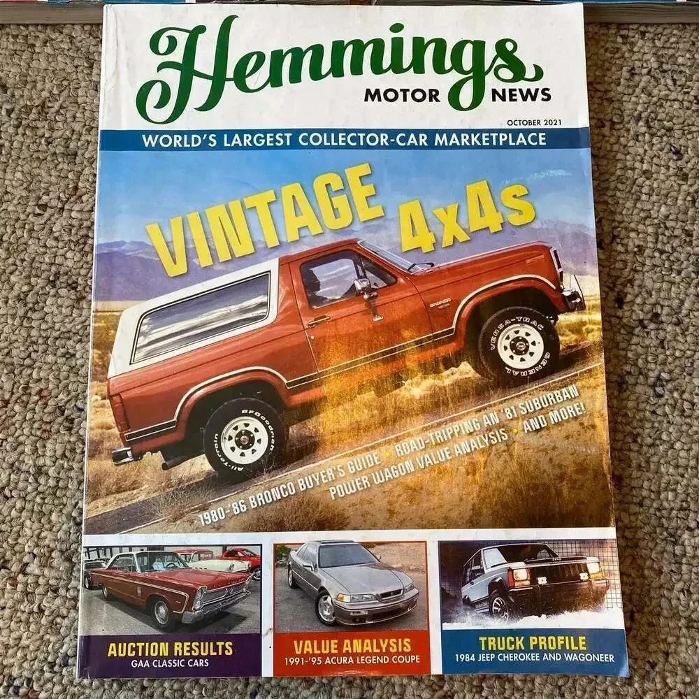 Vintage Hemmings Motor News Magazines 3 Pieces Lot